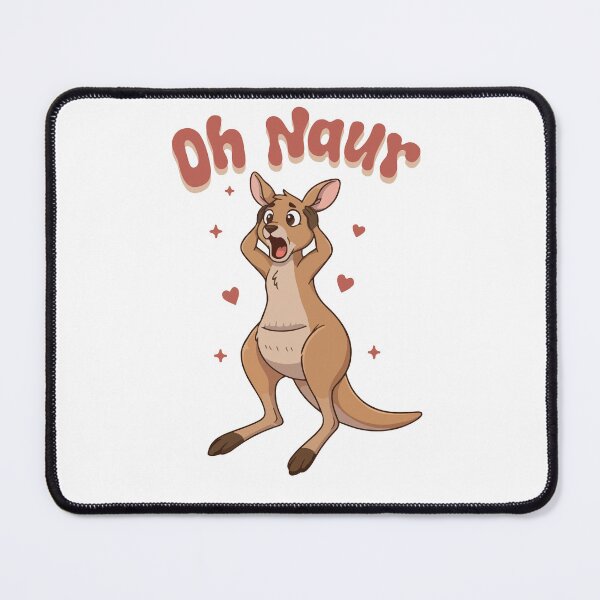 Item preview, oh naur - christmas kangaroo - aur naur - kangaroo australia, aussie meme designed and sold by Prtina.