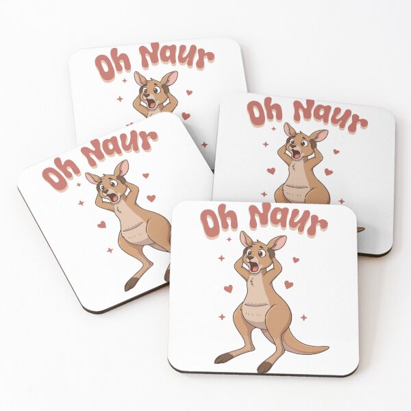 Item preview, oh naur - christmas kangaroo - aur naur - kangaroo australia, aussie meme designed and sold by Prtina.