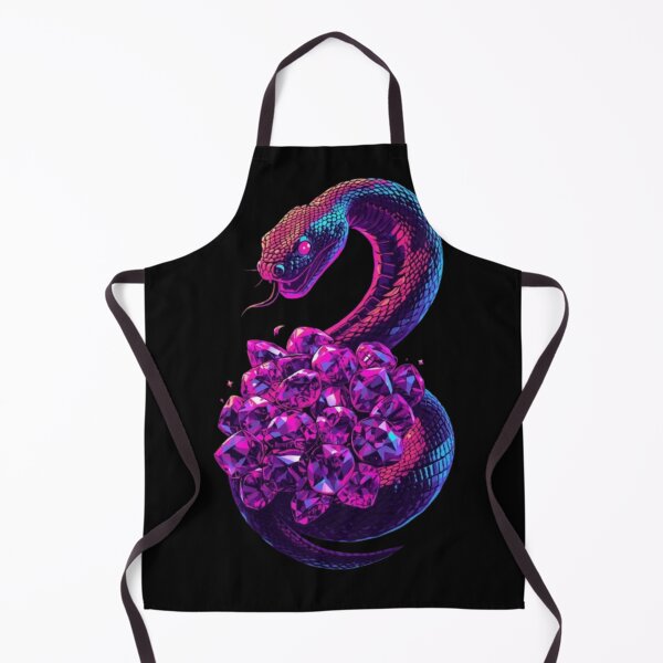 Item preview, Neon Snake & Gems – Electric Coil designed and sold by mari0n980.