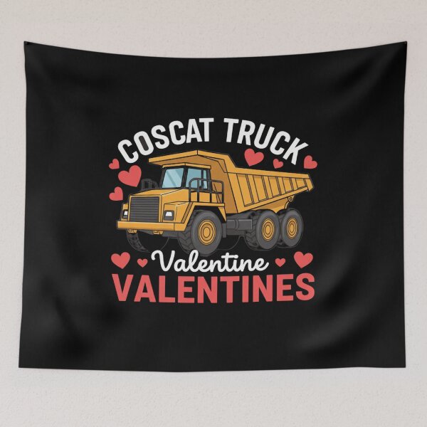Item preview, Dump Truck Valentine - I Love You Loadsa Punny Construction Love Design designed and sold by Wear Sculpt.