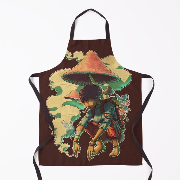 Item preview, Mushroom Spirit Traveler – Surreal Fantasy Illustration designed and sold by RafarteAntunes.