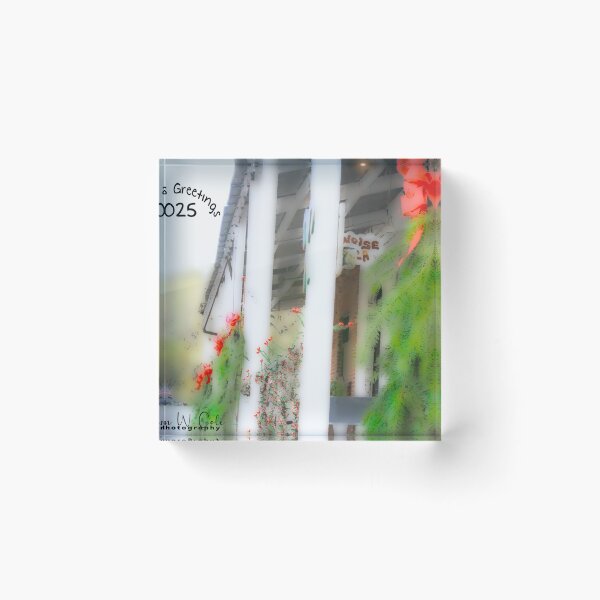 Item preview, Seasons Greetings wreath notecard 2025 designed and sold by Bryan W. Cole.
