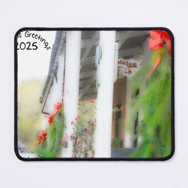 Item preview, Seasons Greetings wreath notecard 2025 designed and sold by Bryan W. Cole.