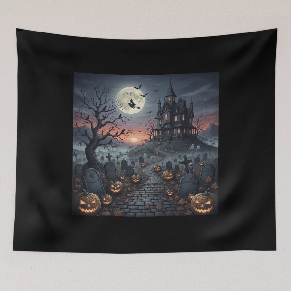 Item preview, Moonlit Haunted Manor designed and sold by Krfto.