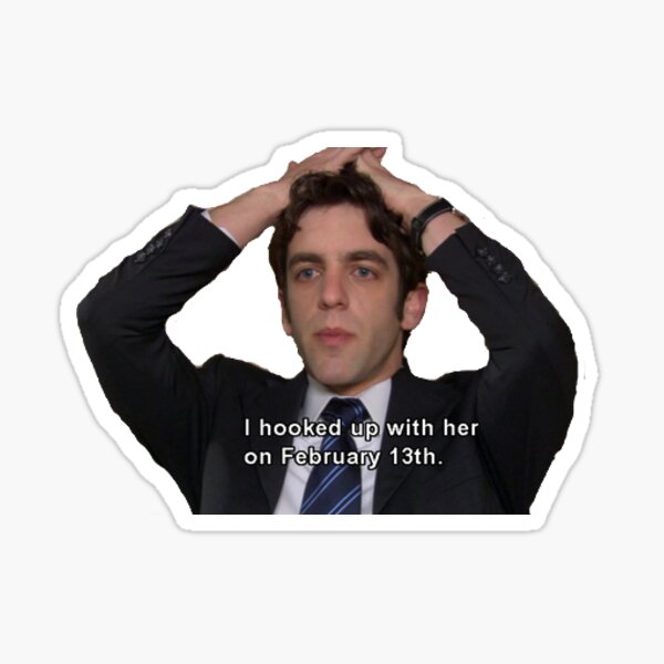 Ryan Howard Valentines Day - The Office  Sticker for Sale by p0pculture3
