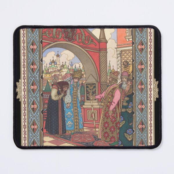 Item preview, Vasalisa the Beautiful -Vassalisa and Grandmother before the Tsar - Boris Zvorykin designed and sold by forgottenbeauty.