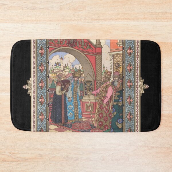Item preview, Vasalisa the Beautiful -Vassalisa and Grandmother before the Tsar - Boris Zvorykin designed and sold by forgottenbeauty.