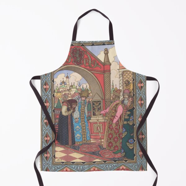 Item preview, Vasalisa the Beautiful -Vassalisa and Grandmother before the Tsar - Boris Zvorykin designed and sold by forgottenbeauty.