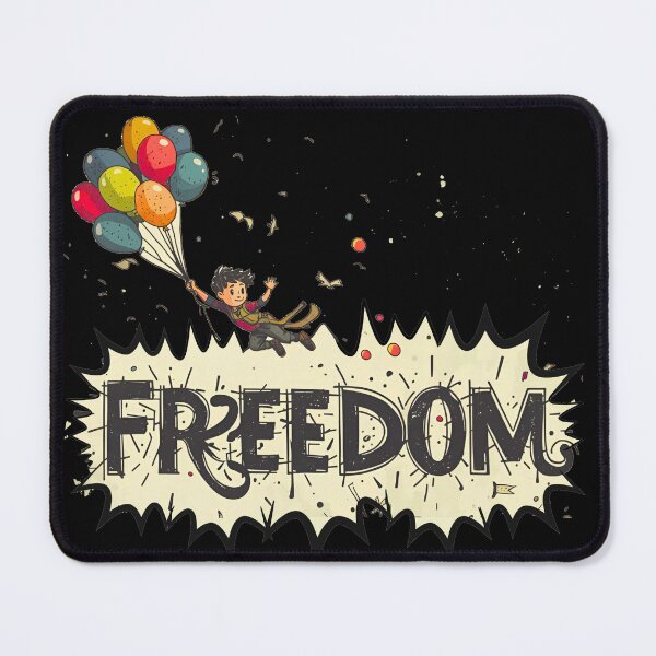Item preview, Freedom - kid with balloons designed and sold by Stefrait-7.