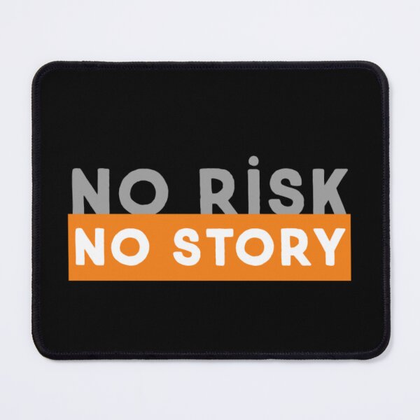 Item preview, No Risk No Story - Motivational Quote Typography designed and sold by ArsVisuals.