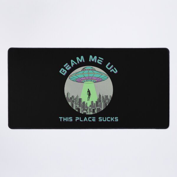 Item preview, Beam Me Up – Retro Sci-Fi Abduction Design designed and sold by JB-designstudio.