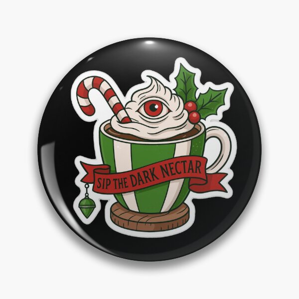 Item preview, Dark Holiday Brew Spooky Christmas Cup christmas mug designed and sold by zuzzelek44.