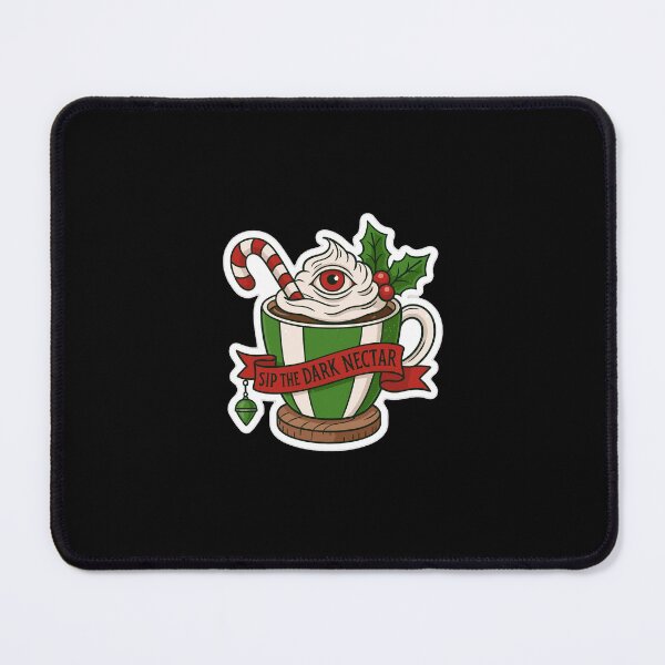 Item preview, Dark Holiday Brew Spooky Christmas Cup christmas mug designed and sold by zuzzelek44.