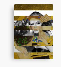 Klimt's The Kiss & Rita Hayworth with Glenn Ford Canvas Print