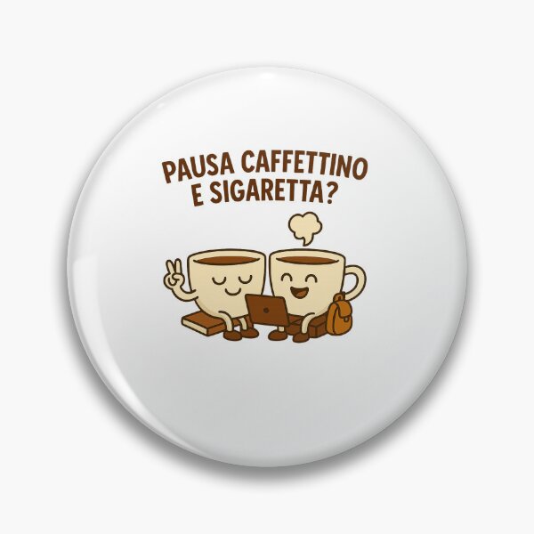 Item preview, Pausa Caffettino – Mascotte Studenti Stressati designed and sold by Coffee&Chaos.