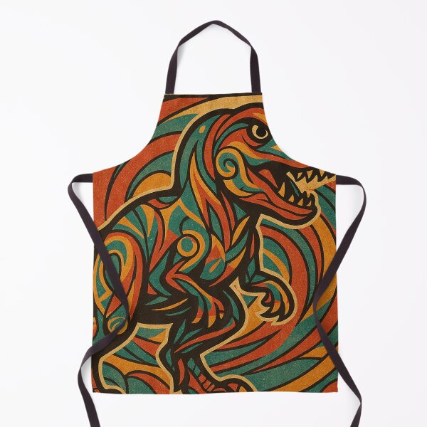 Item preview, Art Deco Style Dinosaur in Vintage Colors designed and sold by JonelleTshirts.