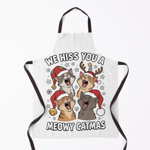 Item preview, Cute Christmas Cat Lover Tee We Hiss You A Meowy Catmas, funny holiday cat gift, meowy catmas graphic tee designed and sold by saloui.