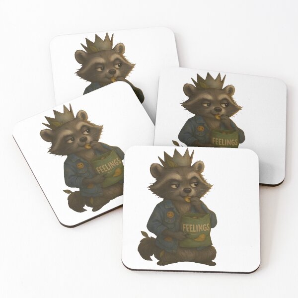 Item preview, Emotional support raccoon designed and sold by DumpsterSage.