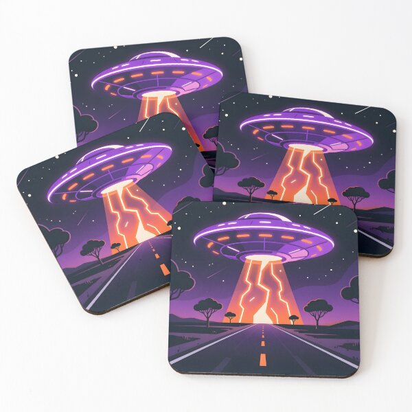 Item preview, Retro UFO Abduction designed and sold by Ambient Mind Design.