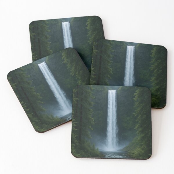 Item preview, Oregon Misty Waterfall Scenic Forest Nature Phone Case designed and sold by Eric’s Creative Corner.