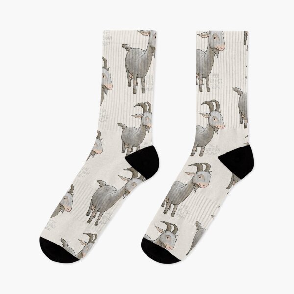 Item preview, Here We Goat Again – Funny Goat Illustration | Wordplay, Humorous Animal Motif, Gift Idea designed and sold by Liv Merle Kantak.