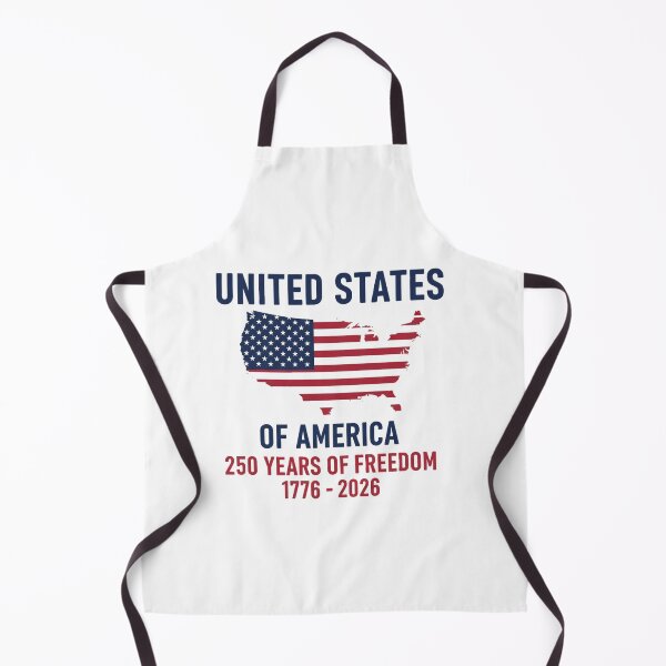 Aperçu de l'œuvre USA 250 Years Freedom Flag Map 1776-2026 créée et vendue par Merchifyme2000.