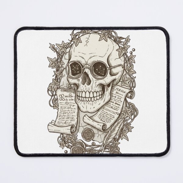 Item preview, dark academia skull designed and sold by All-N-All-2.