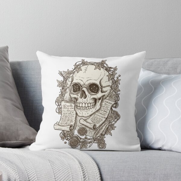 Item preview, dark academia skull designed and sold by All-N-All-2.