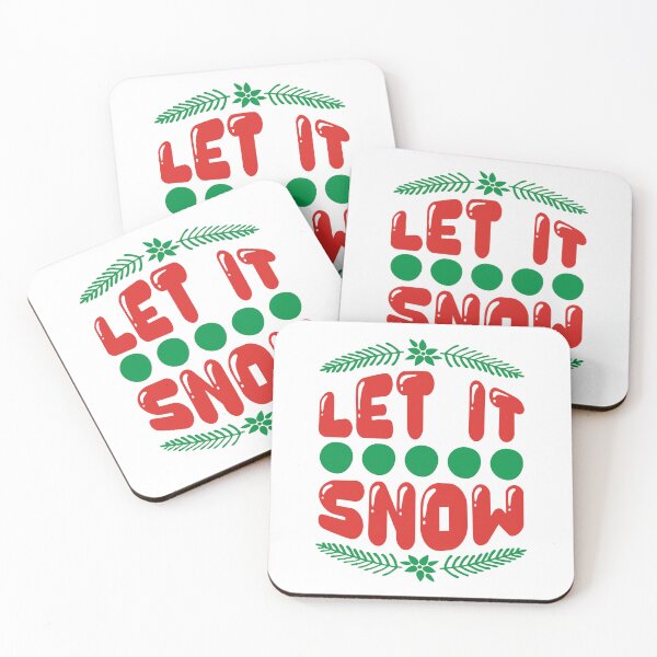 Item preview, Let It Snow - Cozy Winter Weather Holiday Vibe Simple Slogan designed and sold by FuzionRaptor.