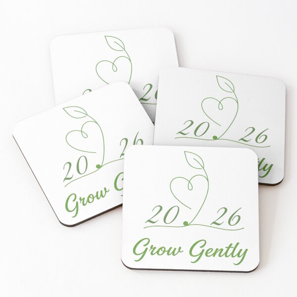 Item preview, Grow Gently | Minimalist Green Seed Design | Cottagecore Line Art Growth designed and sold by ArtSpark Studio.