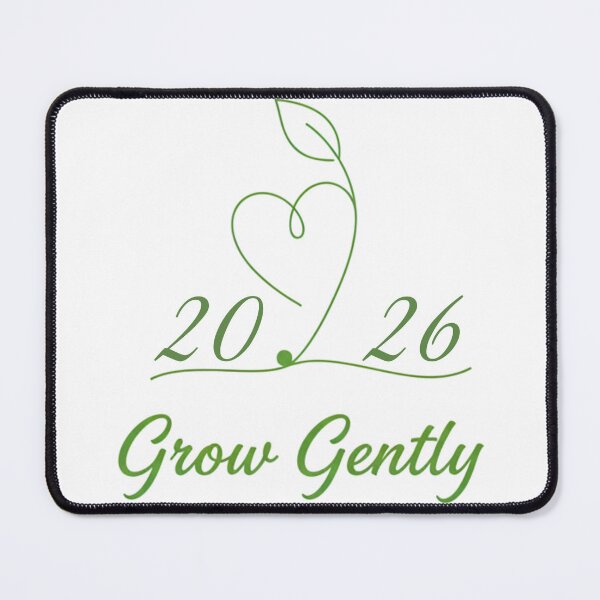 Item preview, Grow Gently | Minimalist Green Seed Design | Cottagecore Line Art Growth designed and sold by ArtSpark Studio.