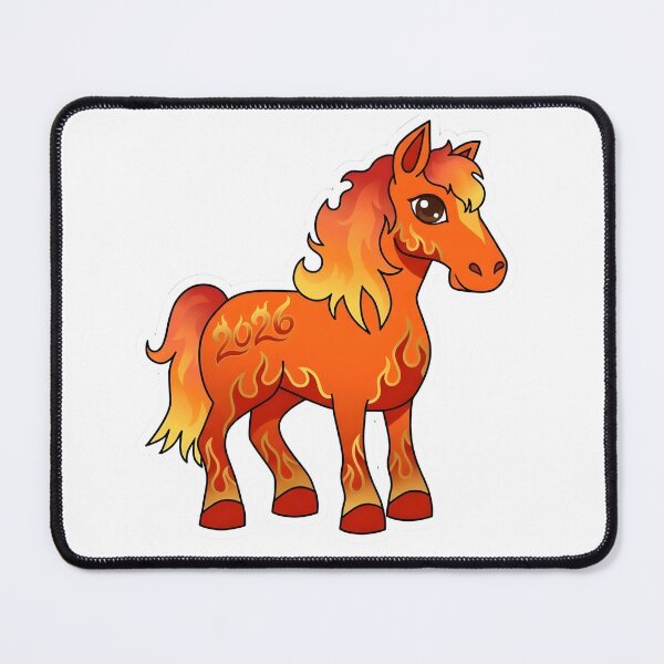 Item preview, Year of the Horse 2026 Cute Fire Horse - Kawaii Chinese New Year Baby designed and sold by Abdeelol.