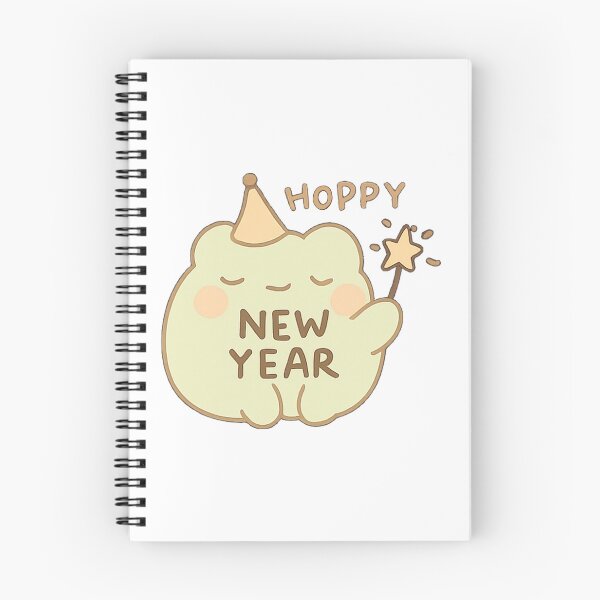 Item preview, Kawaii Mochi New Year Frog Sticker designed and sold by BluesSketchbook.