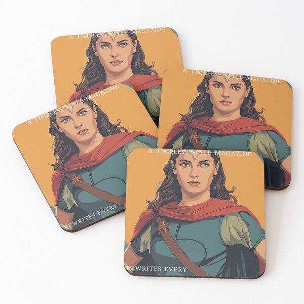 Item preview, Vintage Female Medieval Warrior designed and sold by Vintage City.