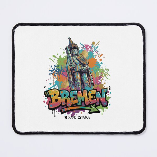 Item preview, Bremen Roland – Guardian of Freedom - Vibrant Graffiti Design designed and sold by Earth Celebration Designs.