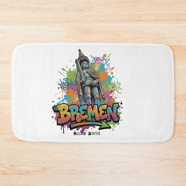 Item preview, Bremen Roland – Guardian of Freedom - Vibrant Graffiti Design designed and sold by Earth Celebration Designs.