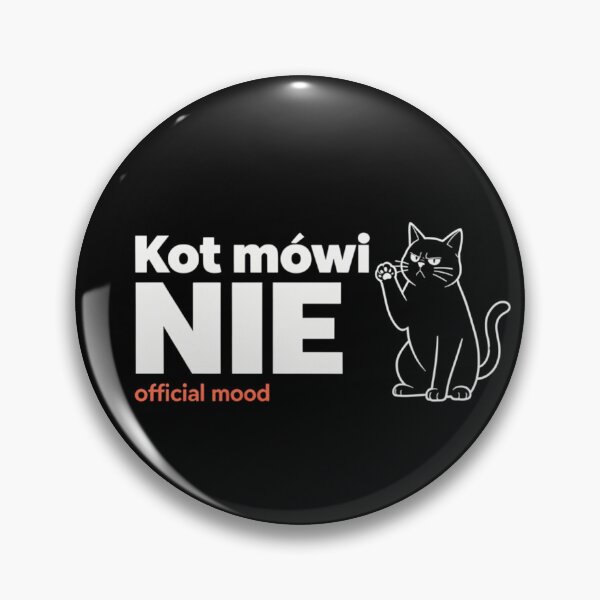 Artikelvorschau, Kot mówi nie – Sarkastyczny Koci Nadruk / Grumpy Cat Vibes entworfen und verkauft von PunchText designs.