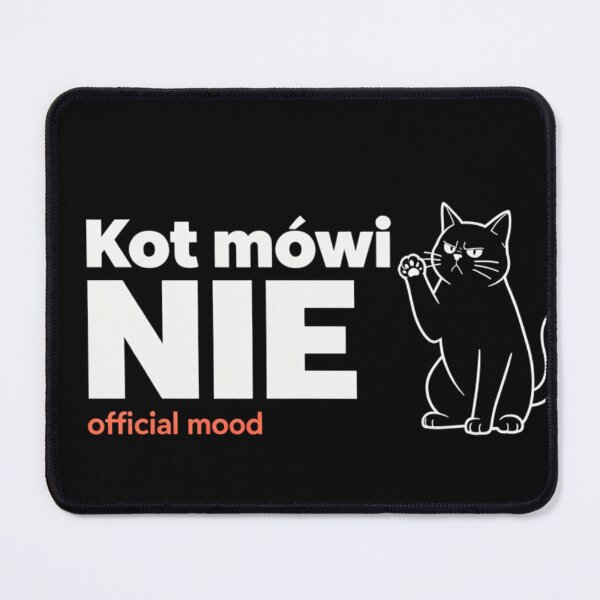 Item preview, Kot mówi nie﻿ – Sarkastyczny Koci Nadruk / Grumpy Cat Vibes designed and sold by PunchText designs.