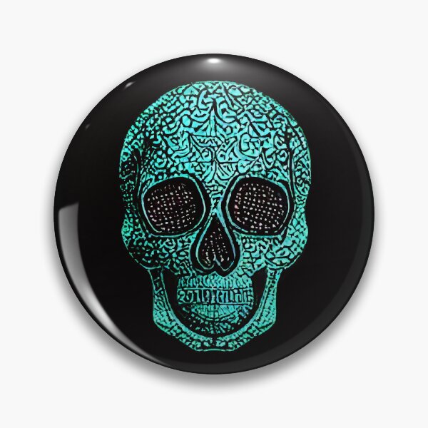 Item preview, Neon cyan skull  designed and sold by WAMTEES.