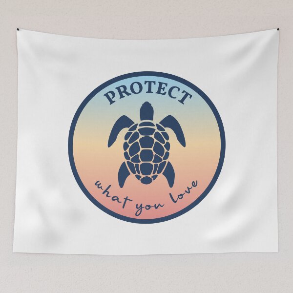Item preview, Protect What You Love – Women’s Turtle V-Neck Shirt for Ocean & Wildlife Lovers designed and sold by Saltycurrent1.