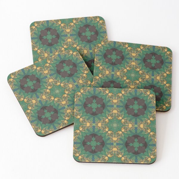 Item preview, Sunflower & Bat Summer Tile designed and sold by FableFloralCreations.