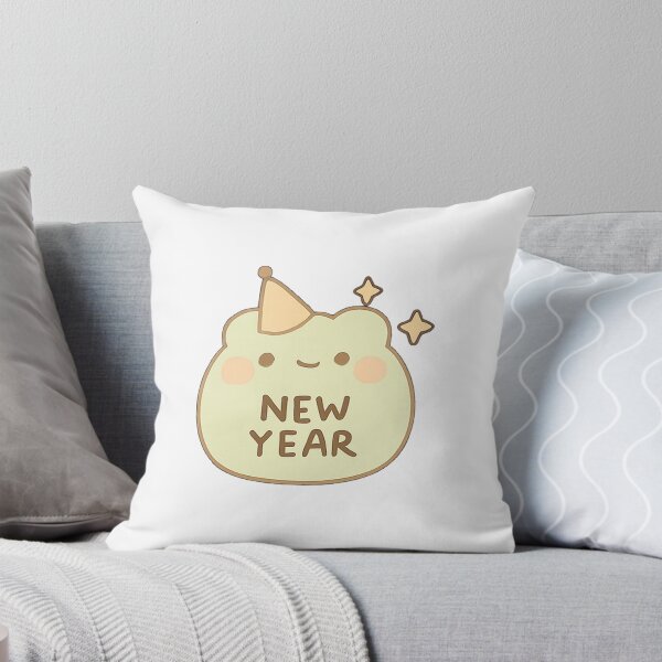 Item preview, Kawaii Mochi New Year Frog Sticker designed and sold by BluesSketchbook.