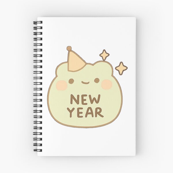 Item preview, Kawaii Mochi New Year Frog Sticker designed and sold by BluesSketchbook.