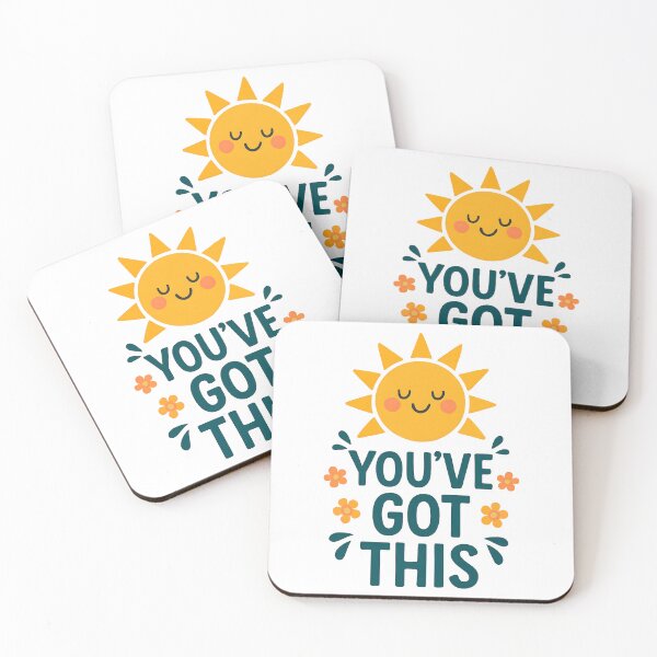 Item preview, Positive Sunshine Quote You've Got This Encouraging Design. designed and sold by The-T-In-Retro.