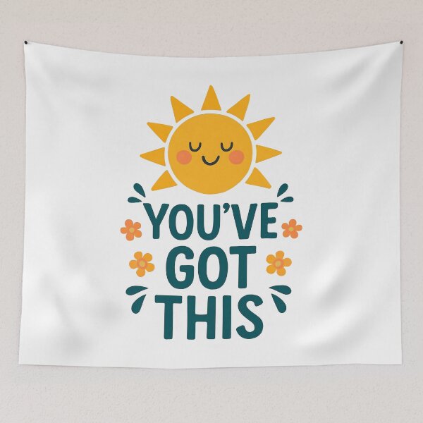 Item preview, Positive Sunshine Quote You've Got This Encouraging Design. designed and sold by The-T-In-Retro.