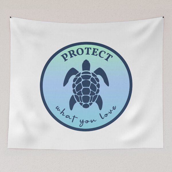 Item preview, Protect What You Love – Women’s Turtle V-Neck Shirt for Ocean & Wildlife Lovers designed and sold by Saltycurrent1.