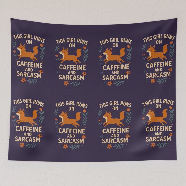 Item preview, This Girl Runs on Caffeine and Sarcasm designed and sold by SarcasticSarah.