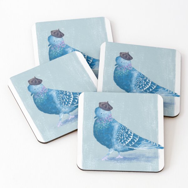 Item preview, Pigeon in a Beret designed and sold by Jane Max Design.