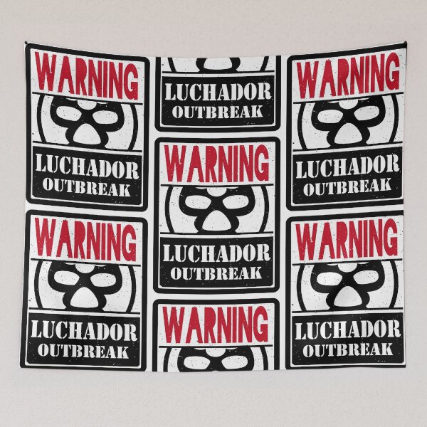 Item preview, LUCHADOR OUTBREAK designed and sold by rk58rk58.