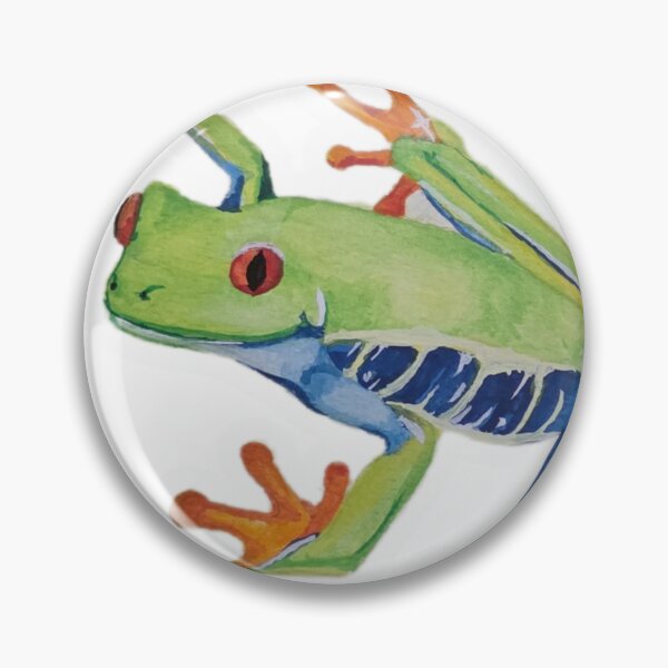 Item preview, Hand painted watercolor tree frog designed and sold by SaskyaFate.
